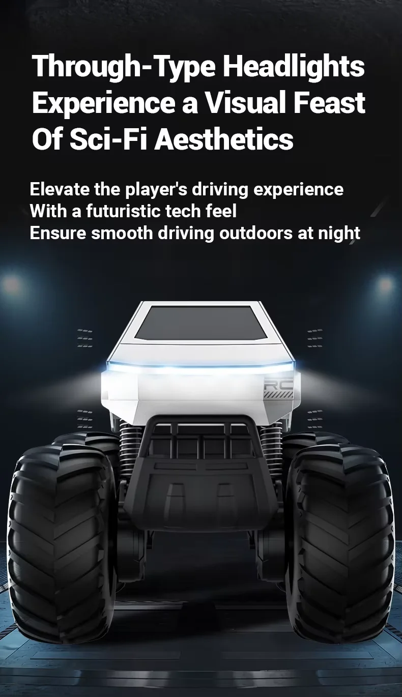 Amphibious Bigfoot Cybertruck RC Truck