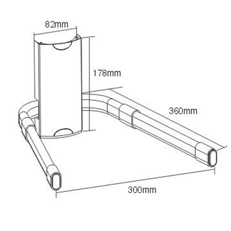 VESA Adapter For Acer G & S Series Monitors - Converts To 75x75 Or 100x100 Mount, Fits G236HL, S220HQL, S230HL Models