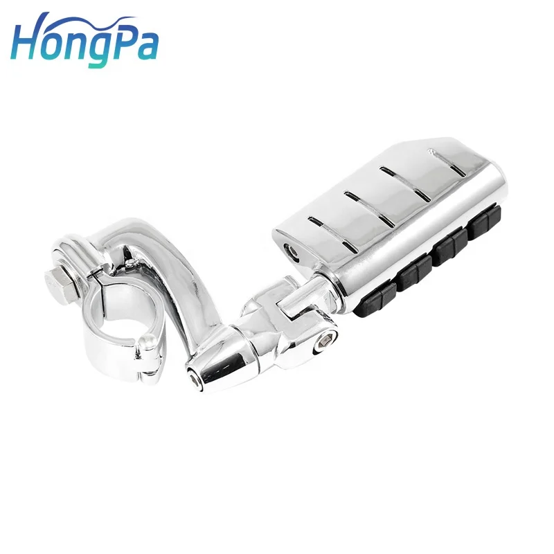 Motorcycle Highway Pegs Clamp Engine Guards Crash Bar Foot Pegs Footrest With Mount for Harley