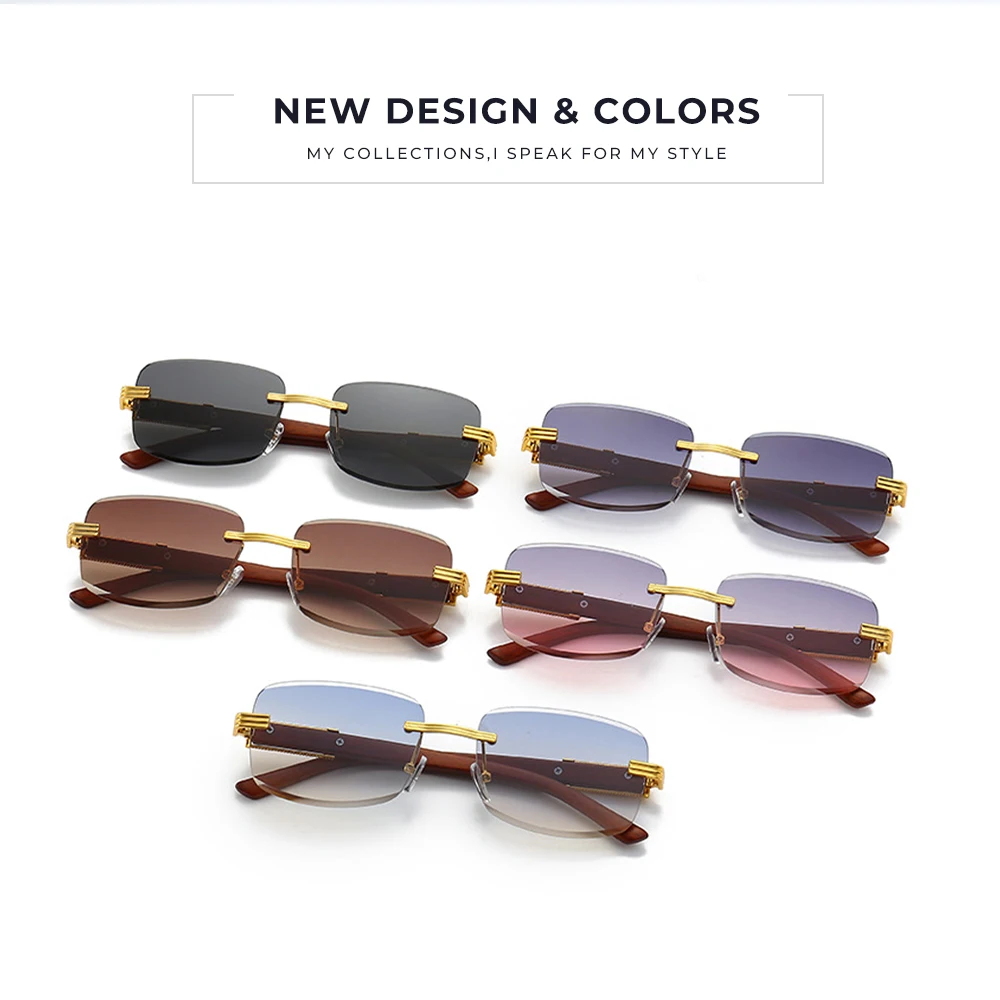 Rectangle Sunglasses Women Vintage Brand Designer Square Shades Sunglasses Female Uv40