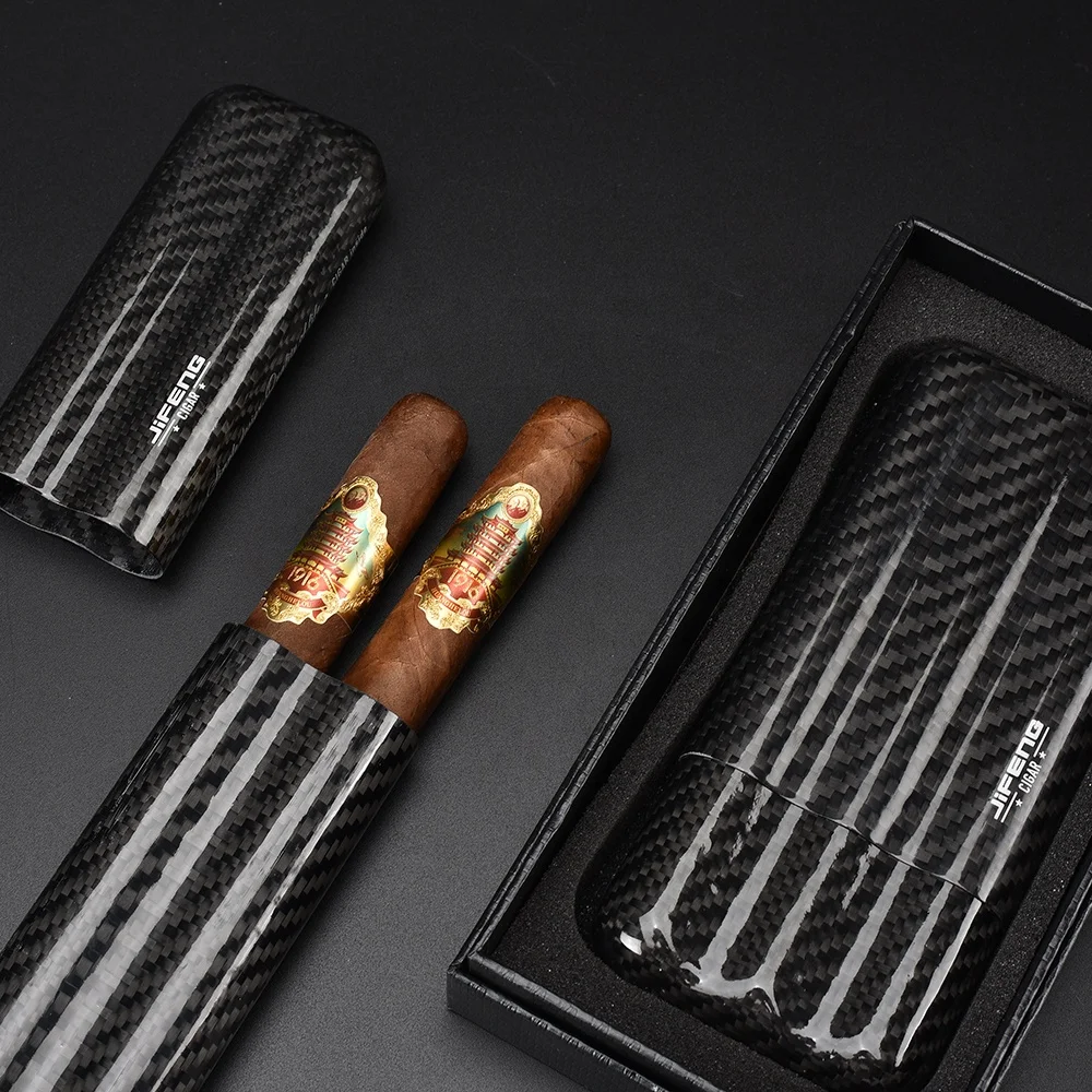 Datum papir nikotin Source JIFENG original manufacturer cigar accessories JF-029/031 custom  Cigar Tube under 58 ring gauge Carbon Fiber Cigar Case holder on  m.alibaba.com