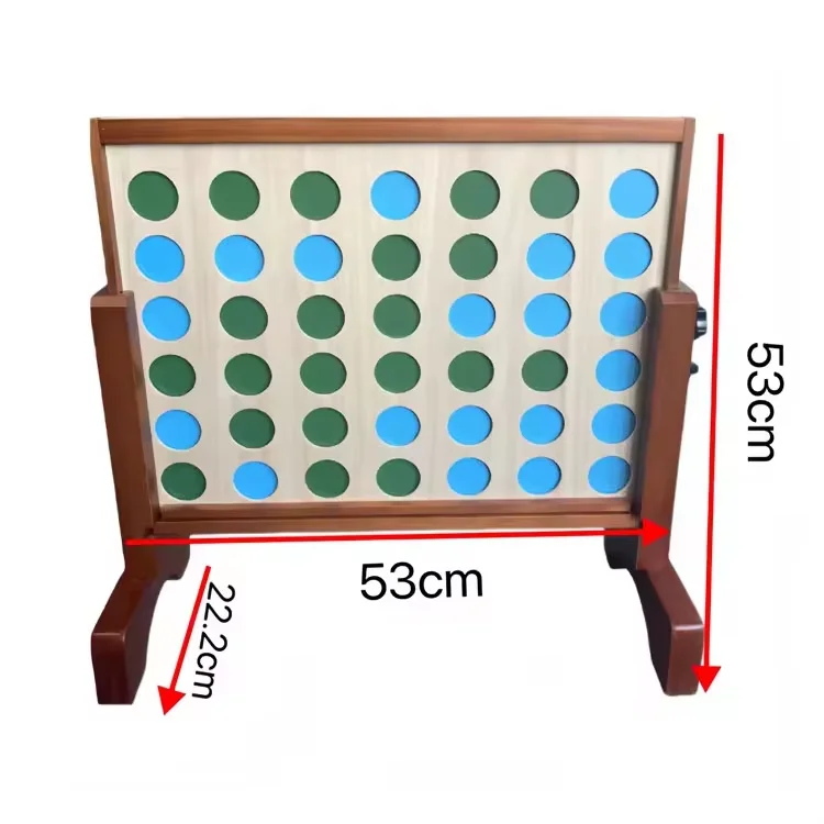 Wooden Four In A Row Giant Connect Four Game Outdoor Yard game