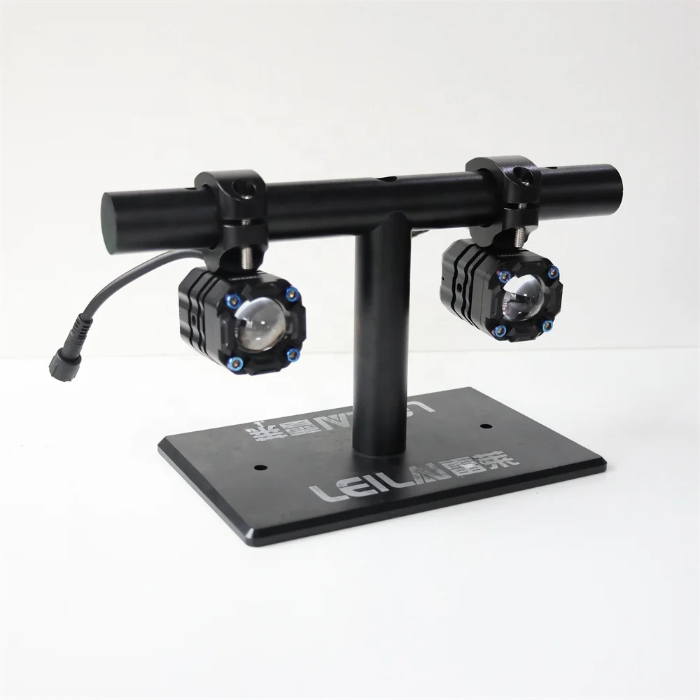 TIYPEOR Super Bright Motorcycle Spotlight Hi/Lo Beam CNC Aluminum Car ATV Auxiliary Headlight Motorcycle Light System Fog Light