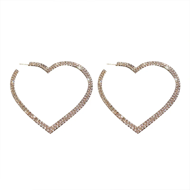 Full Diamond Crystal Lady Earrings 