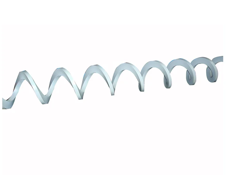 
Промышленный спиральный винтовой конвейер, долгий шаг, бесшафный непрерывный полет 