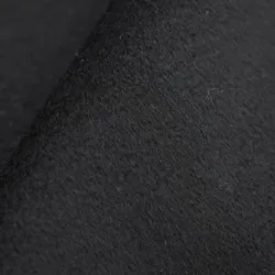 Точечная полная шерстяная ткань черная короткая 680 г осенне-зимнее пальто