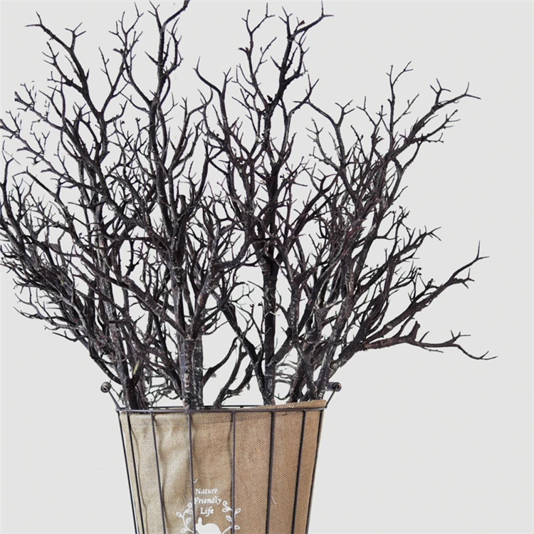 QSLH V805 Home Decoration Artificial Tree Branches Single Real Touch Dried Branches