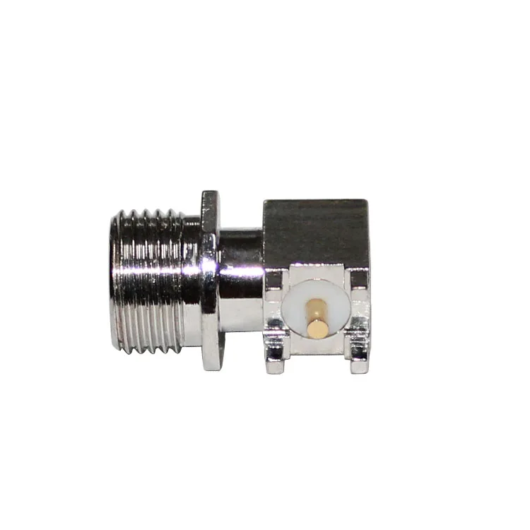 product top quality sma jwe coaxial connector nickel high frequency bent male pcb sma connector-3