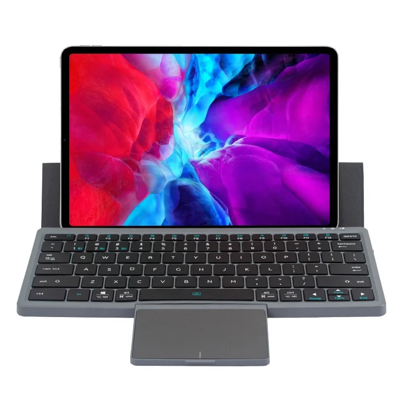 High Quality Customization 78Keys 3 BT Channels Portable Fashion Blue Tooth Wireless Keyboard for Multi System Ipad Tablet Pc