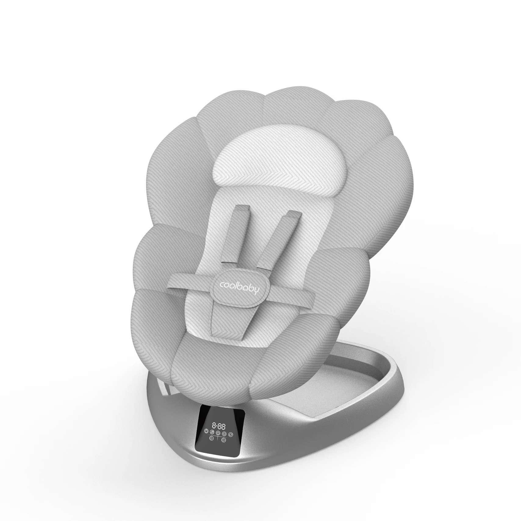 RS001PRO Cool Baby Infant Rocking Chair Electric Durable & Safe Eco-Friendly Modern Style with Cry Detection