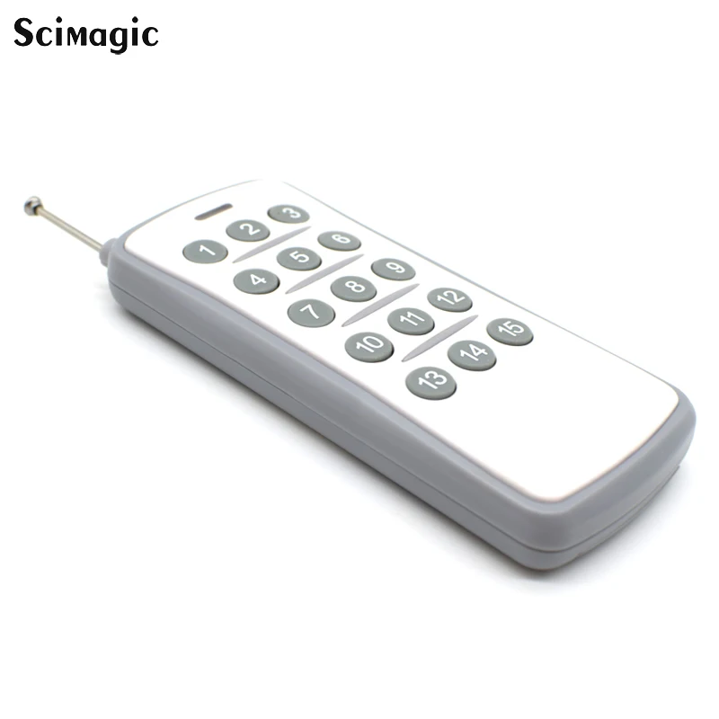 433 MH 1527 EV1527 433mhz Learning Code Remote Controller 15CH RF Wireless Remote Control  Transmitter