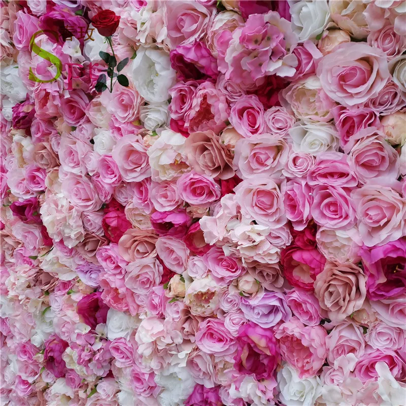 40 Fiori Artificiali Misti In Seta E Plastica - Rose, Crisantemi, Margherite 4-8 Cm Per Decorazioni Fai Da Te, Matrimoni, Casa