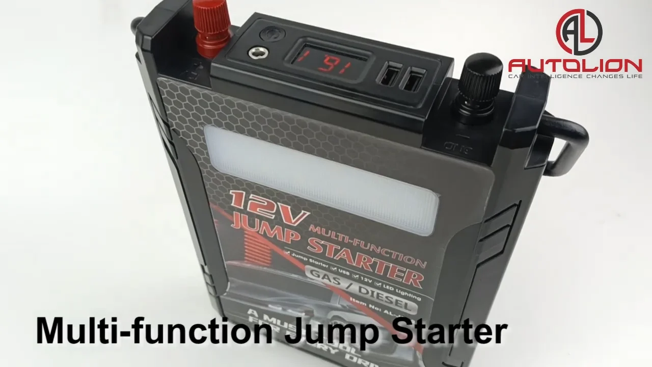 Portable High Power Car Jump Starter 12v 188000mah 2600a Large Capacity