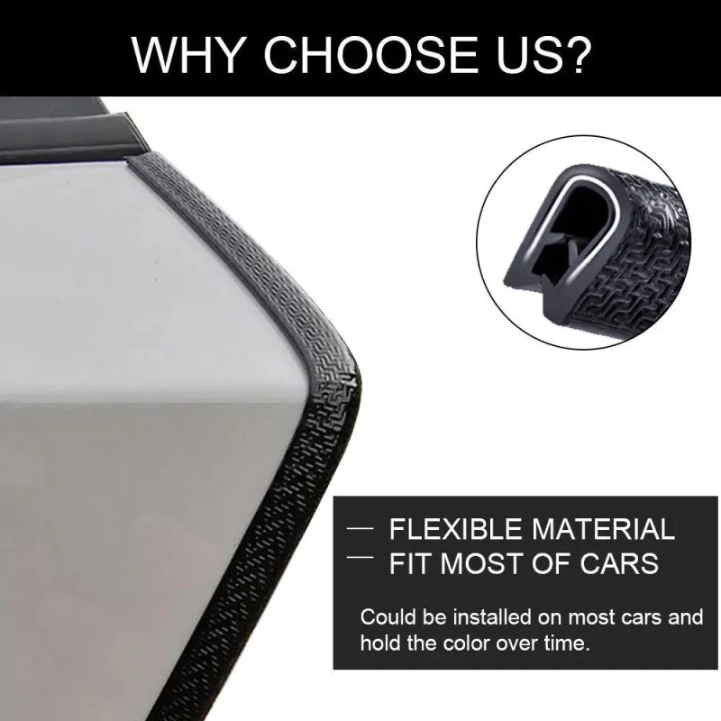 Motor Helmet Edging Trim Molding U Type