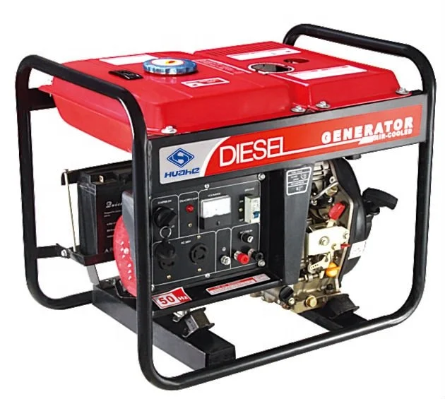 2KW Open Type Good Price Portable Single/Three Phase diesel Generator with ATS