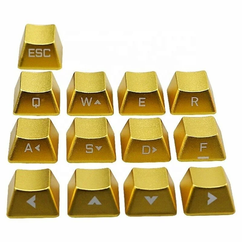 OEM Custom Made CNC Precision Machining Solid Metal Aluminum Keycaps Machined Parts for Mechanical Keyboard Keycaps