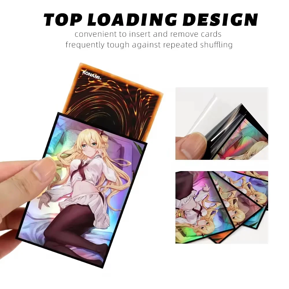 Custom 62*89mm Anime Printing Card Sleeves Protectors Sexy Card Sleeves