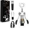 Ouvre-bouteille lumineux Wing, coffret de 4 pièces en couleur.