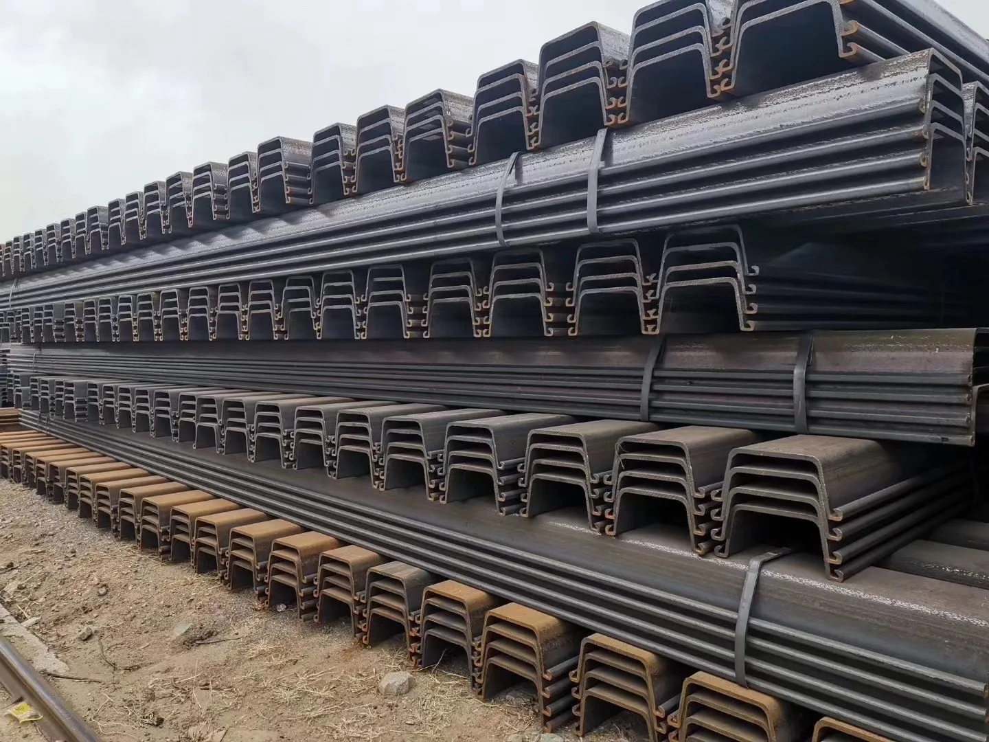 Cold Formed And Hot Rolled Sheet Piling Rolled Steel Sheet Pile Buy