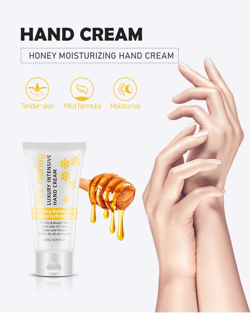 Natural Organic Bee Honey Hand Cream Private Label Feet Moisturizing Nutrition Soften Cutin Anti Cracking Hand Cream Buy Hand Cream Hand Cream Tube Moisturizing Hand Cream Hands Exfoliating Creams Hand And Foot