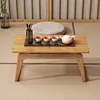 Mesa flotante para mirador [Color natural, 70 cm de largo]