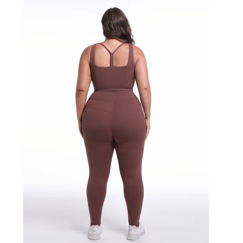 product 2024 custom plus size 2 piece workout yoga sets fitness women gym clothing sports bra high waist legging tracksuits yoga outfits-58