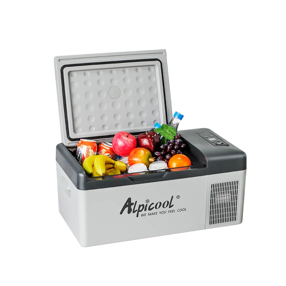C15 15l Alpicool Mini Fridge Dc 12v 24v Builtin Battery Car