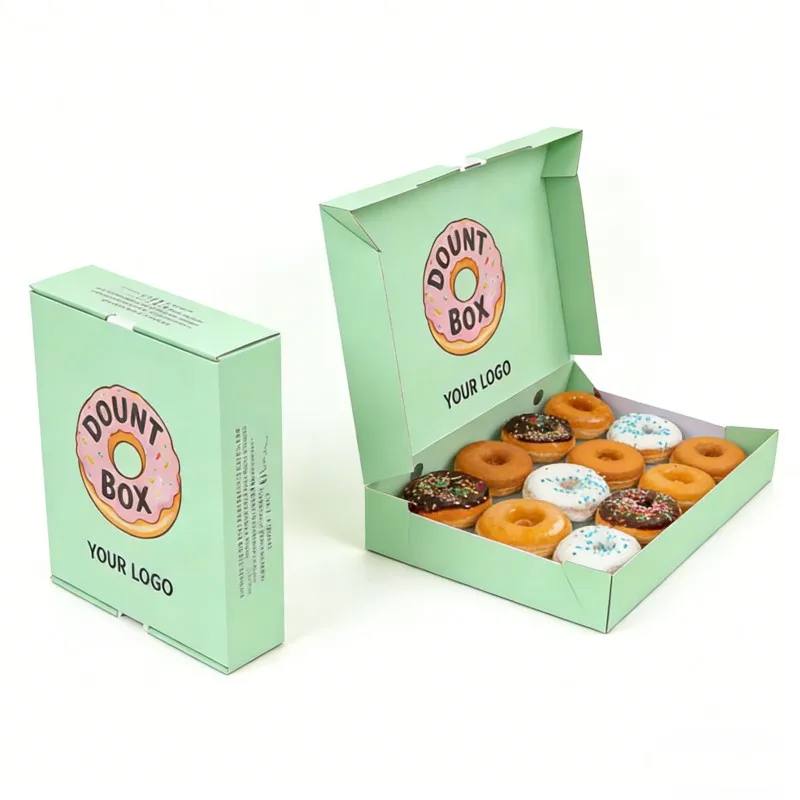 Emballage recyclable pour bonbons, sushis, pâtisseries, collations, pain, gâteaux, boîte à bonbons, carton, papier, boîte alimentaire, mochi, boîte à beignets