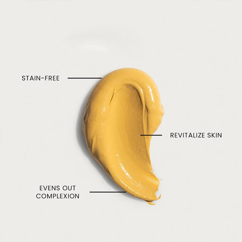 
 Глиняная маска с витамином C, Антивозрастная, осветляет, восстанавливает кожу, куркума, грязевая маска, все натуральные, желтая глиняная маска для лица  