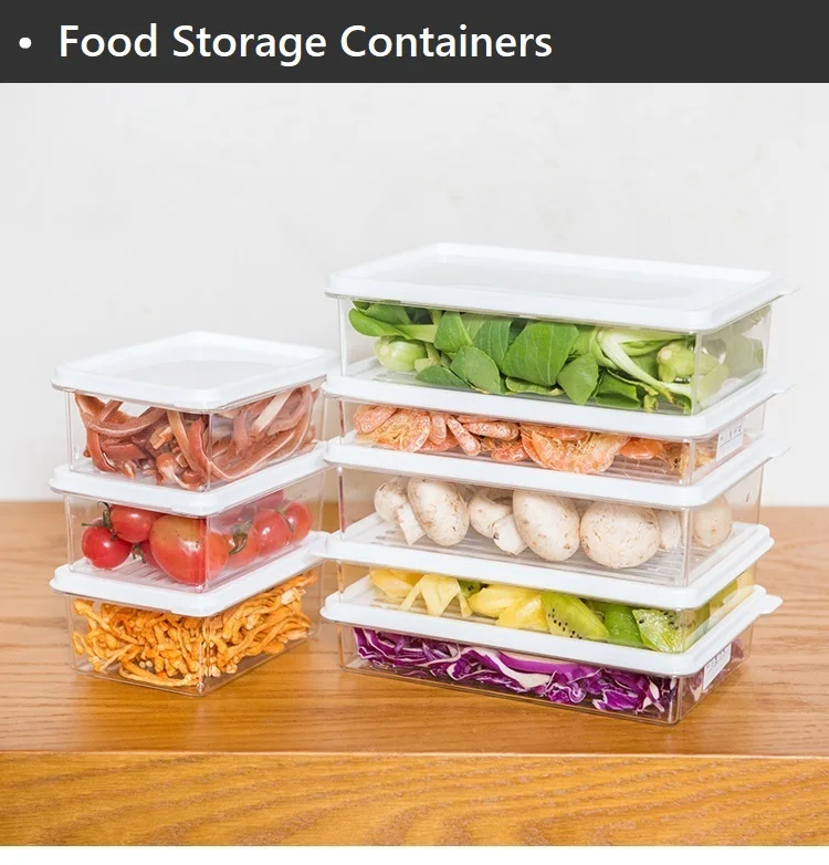 Refrigerator Stackable Food Storage Containers With Lid - Buy Food ...