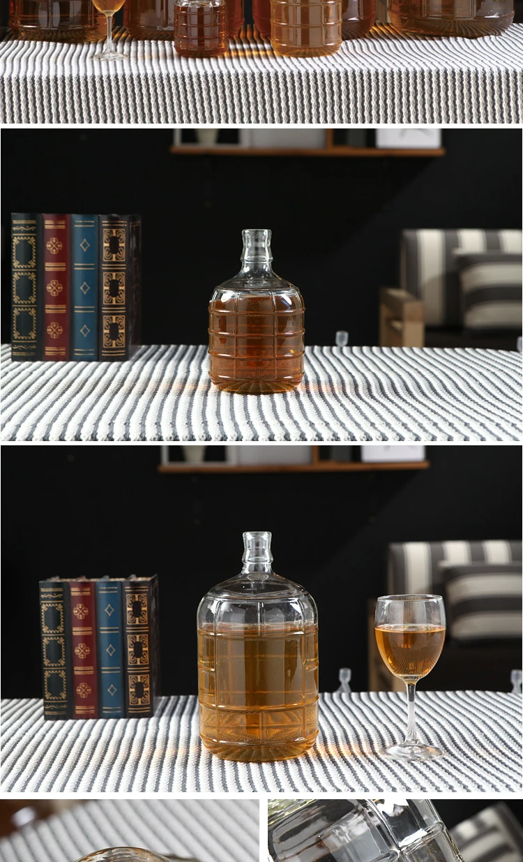 Transparent 1 Gallon Glass Jug 3 Gallon 5 Gallon 6 Gallon 6.5gallon