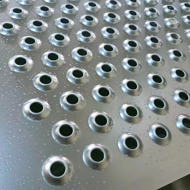 Factory Custom Round Hole Raised Anti Skid Plate Perforated Metal Plate