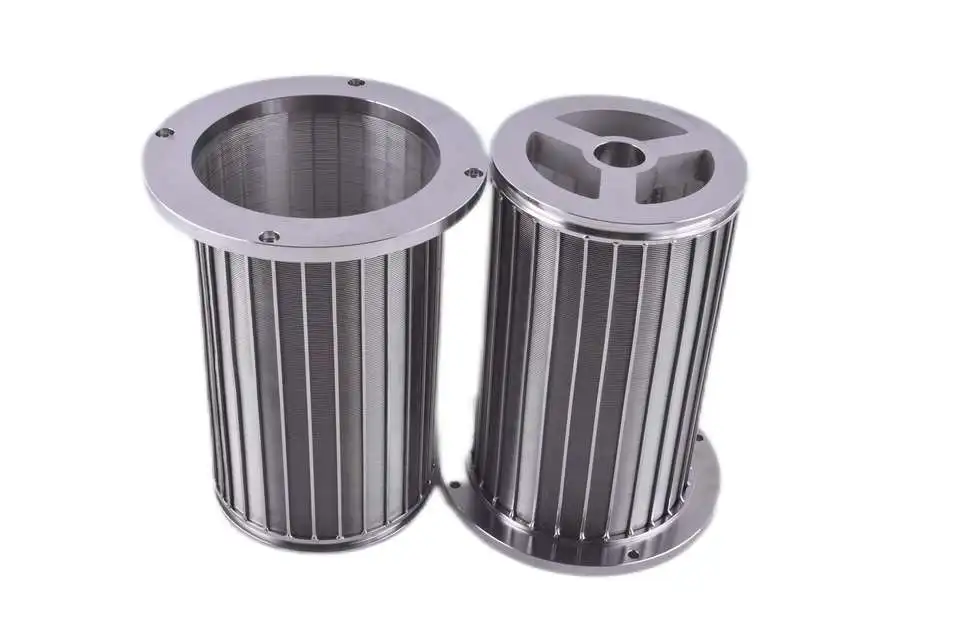 product-750-501.5625 Johnson Wedge Wire Continuous Slot Filter Tube SS304 wedge wire screen Johnson filter strainer drum