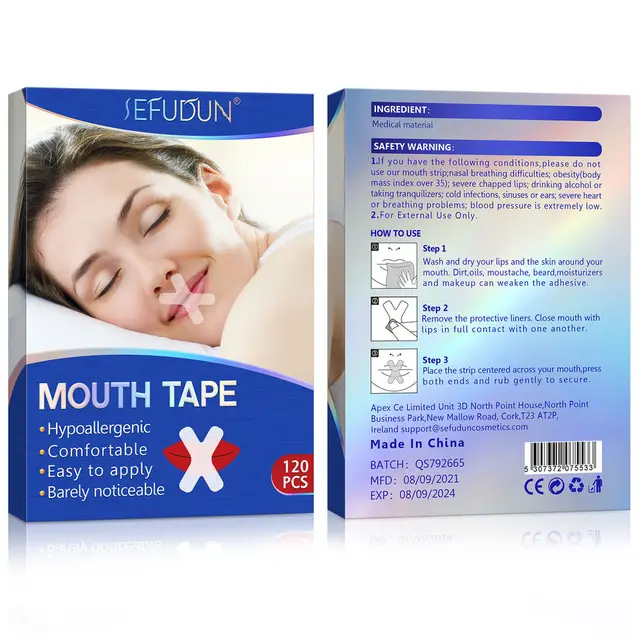 20pcs Sleep Strips Anti Snore Mouth Tape for Sleeping
