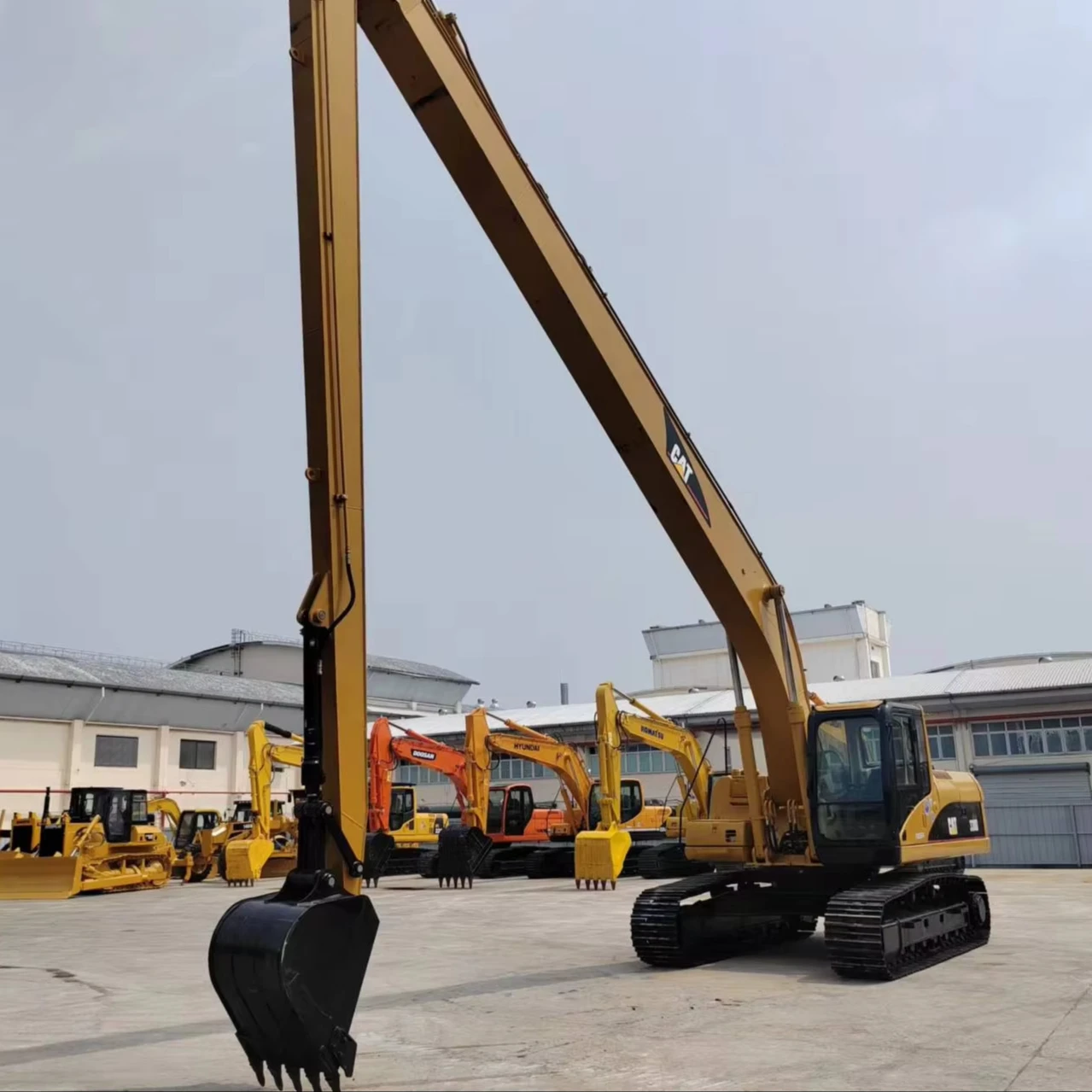 Excavator Extension Arm Quick Extension Stick Long Reach Boom for Excavator 330D