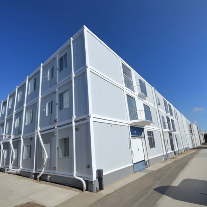 Customized Color Removable and Detachable Prefab Container House for Staff Dormitory of Family Living