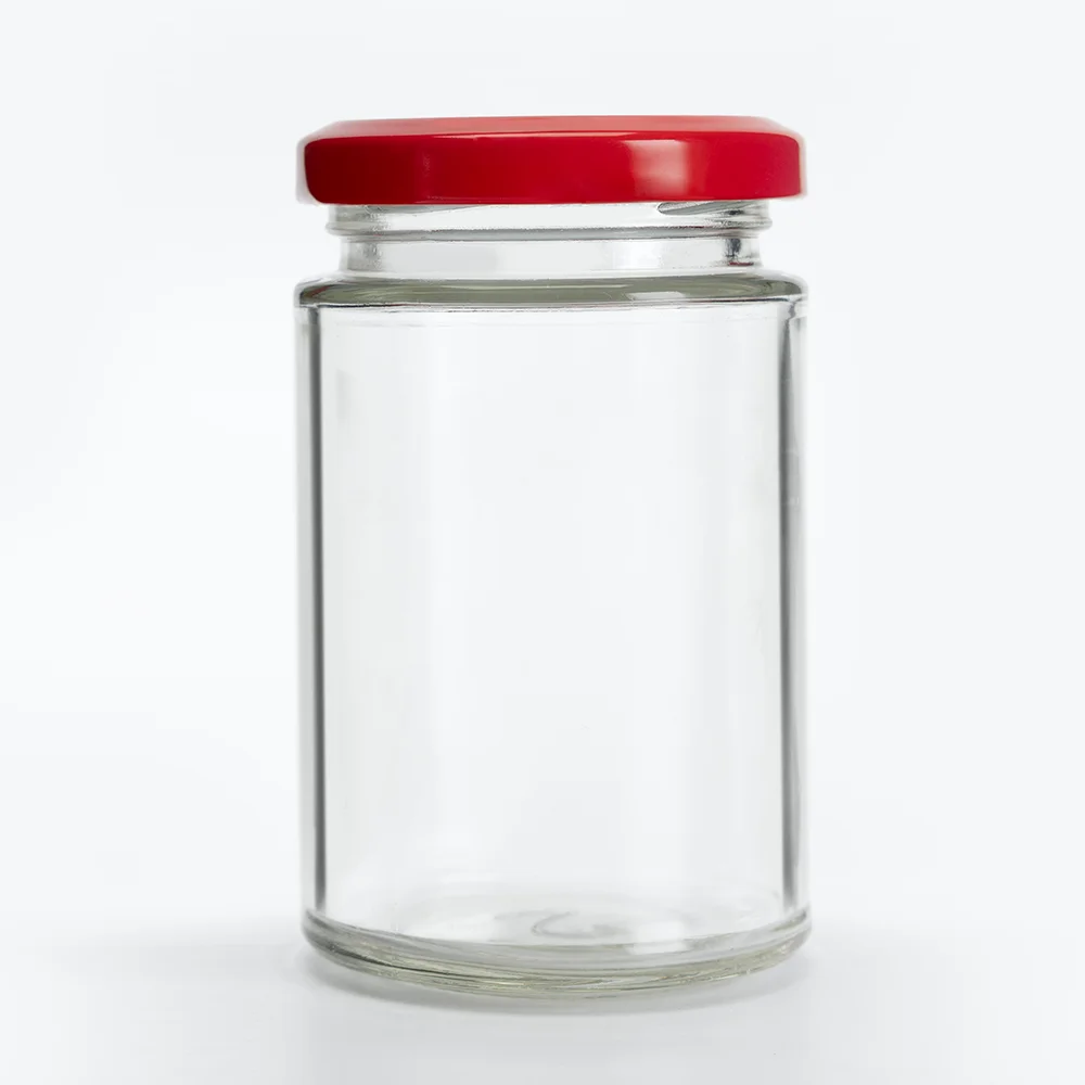 Wholesale 150ml 190ml 210ml 270ml Wide Mouth Straight Side Glass Jars for Food Storage Preserving Pickle Packaging Honey