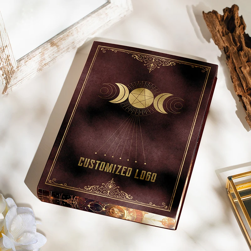 Customizable Hardcover Novel Printed in Gold Foil with Sprayed Colorful Edges New Design Offset Paper New Customer Book manufacture