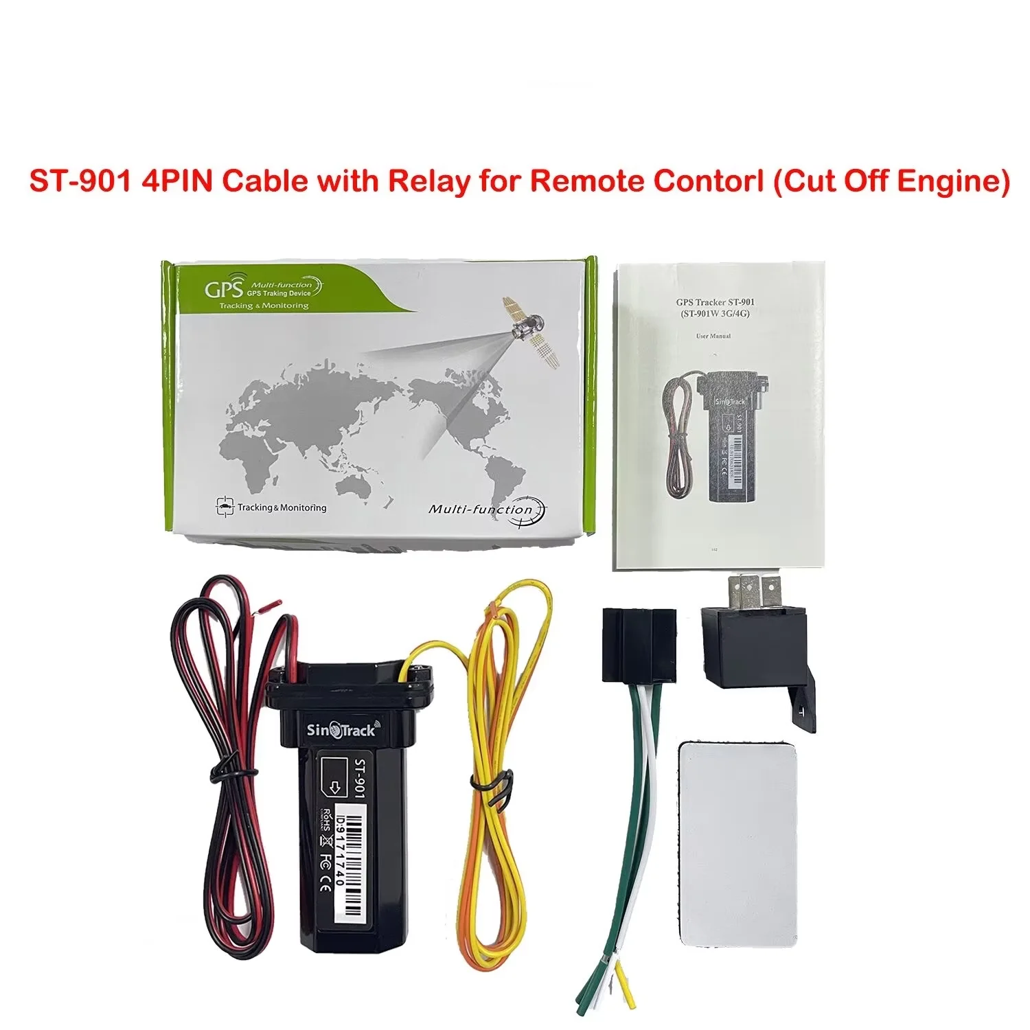 4G Wired Car GPS Tracker Canada with 1 Year Subscription No