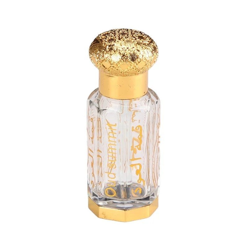 Custom Attar Oud 3ml 6ml 12ml Crystal Glass Perfume Bottles With Logo Engraving Arabic Crystal Bottle for Perfume Oil