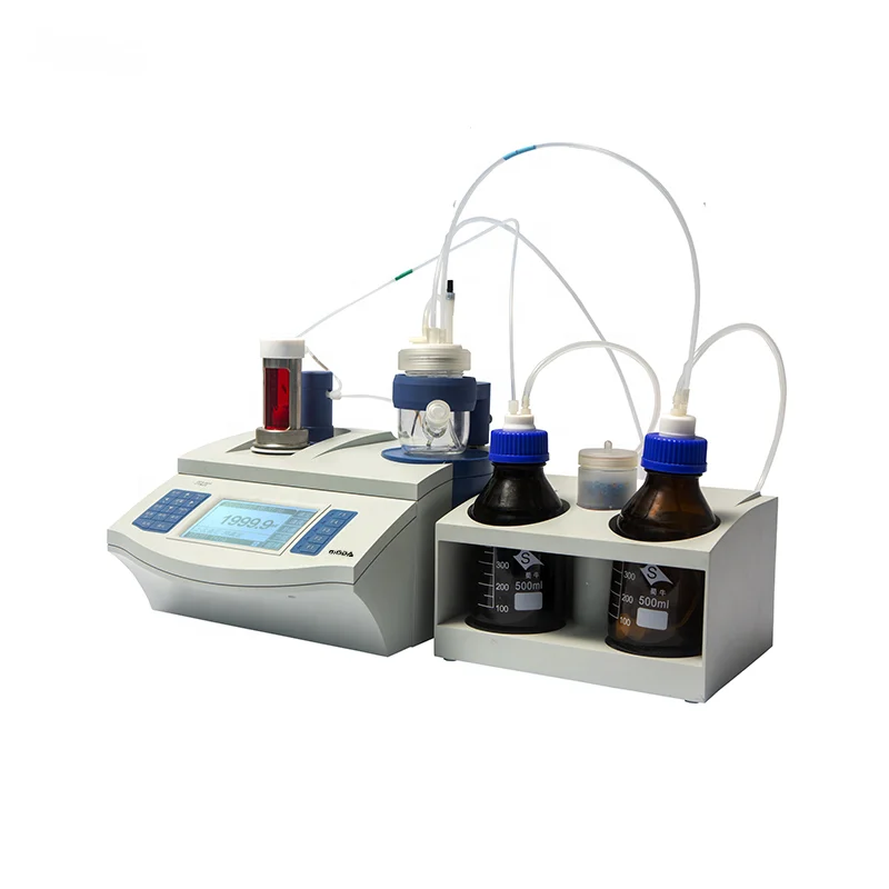 lab micro volumetric coulometric KF titration water content tester karl ...