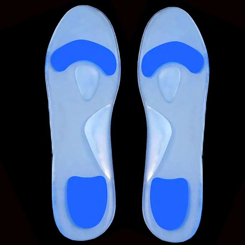3 Paires Semelles Gel Soutien Voûte Plantaire - Orthopédiques Pour Pieds Plats | Sibba