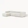 Tessuto Tweed Bianco