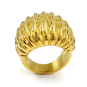 Factory luxury gold plating Ring custom laser and engagement