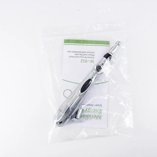 Rechargeable Usb Electronic Pulse Vibrating Massage Body Meridian Energy Therapy Acupuncture Pen for Pain Relief
