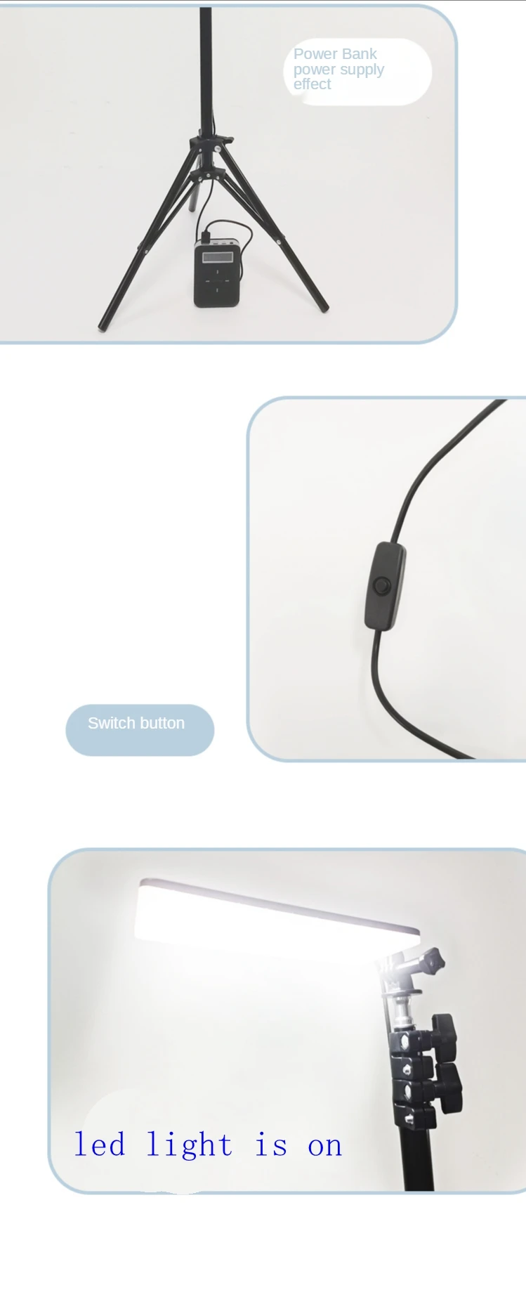 camping light rechargable