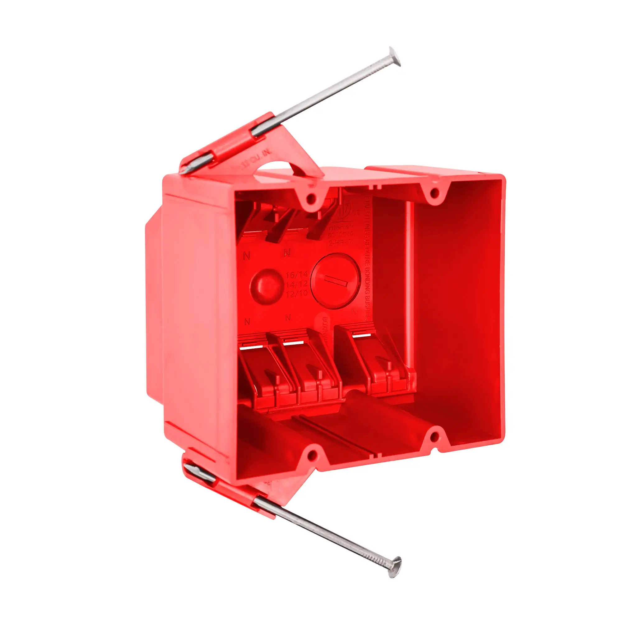 Linsky Electrical Plastic Two-Gang Switch Outlets Box New Work PPO ETL Certified-Shanghai's Electronics & Instrument Enclosures