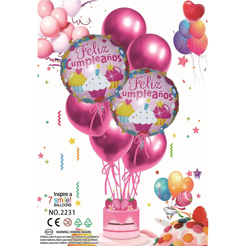 Pazzlas 1000Pcs Confettis Anniversaire, Or Happy Birthday