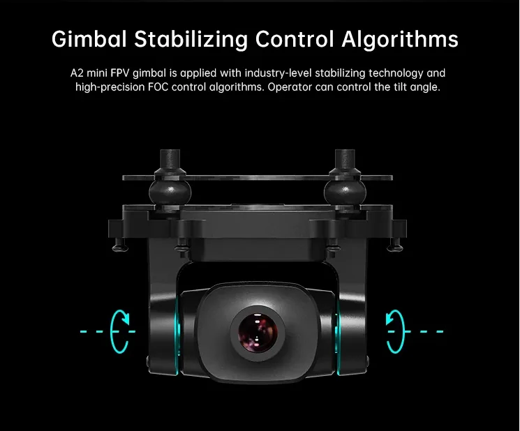 2024  Super wide Angle FPV Yuntai 1080 Starlight night vision industrial grade three guard inverted mode camera factory