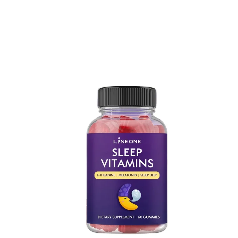 Best-selling custom accepted label melatonin help sleep vitamin gummy candy calm gummies